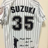 ロッテ益田直也シルエット＆バタフライユニご依頼のお客様