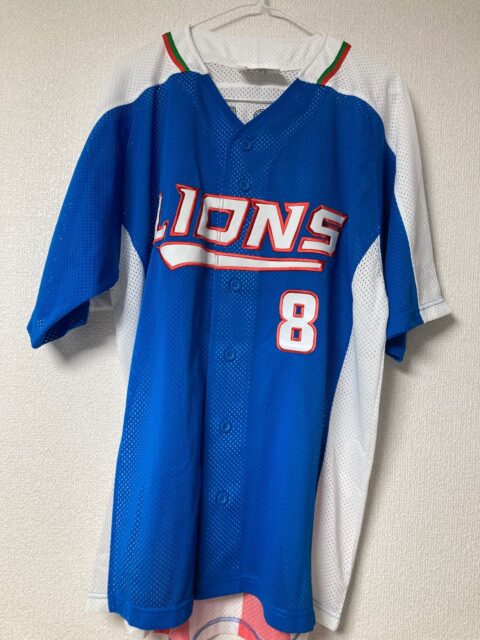 西武ライオンズ2007年サマーユニフォームへ平尾選手の刺繍加工