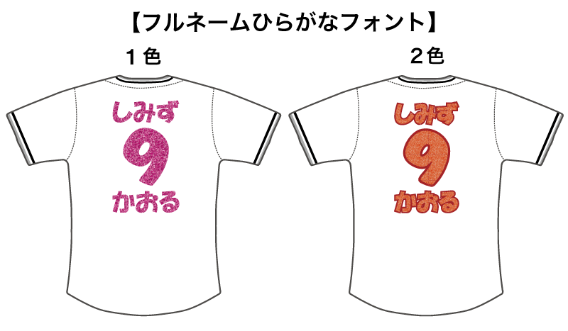 フルネームひらがなフォント